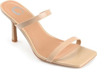 Journee Collection Brie Slide Sandal in Nude at Nordstrom Rack, Size 11