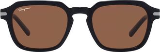 Ferragamo Amber Square Mens Sunglasses SF1089S 001 52