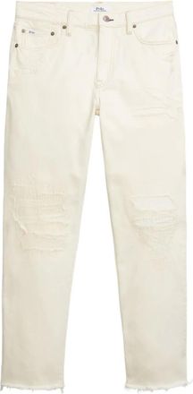 Polo Ralph Lauren Pantaloni con effetto vissuto - Bianco