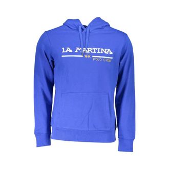La Martina Geborduurde hoodie - Heren - Sweatshirts & Hoodies - Blauw - Maat: 3XL