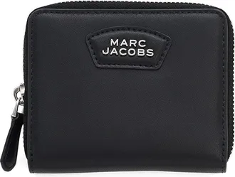 Marc Jacobs The Everyday Slim Compact Wallet Wallet Womens Handbags Black, Leather/Polyester