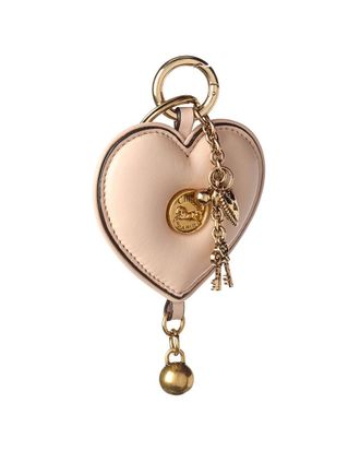Chlo&eacute; Symbols Heart Leather Key Ring