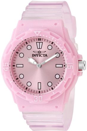 Invicta Celestial 49205 Dames Horloge - Quartz Uurwerk - Plastic met roze Wijzerplaat - 35mm