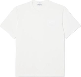 Lacoste T-shirts en Polos Wit - Heren - T-shirts - Wit - L - Katoen - Tops