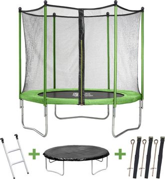 Habitat et Jardin Habitat Et Jardin - Trampol&iacute;n yoopi 2 - &Oslash; 1,80 M - Con Red + Escalera + Cubierta + Kit De Anclaje