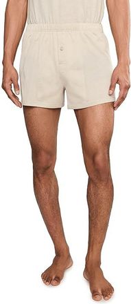 Hanro Cotton Sporty Knit Boxer Mens Underwear Moon : 2XL