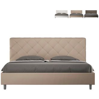 Itamoby Cama De Matrimonio King Size 180x200 Contenedor De Dise&ntilde;o Priya K Color: Beige - Versi&oacute;n: Modelo Est&aacute;ndar