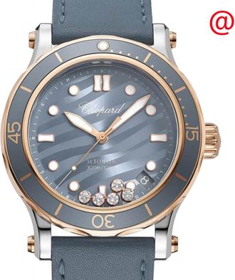 Chopard Happy Sport Automatic Chronometer Blue Dial Mens Watch 278587-6001