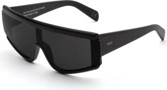 Retro Superfuture Sunglasses, unisex, Black, 61 MM, Zed Sunglasses