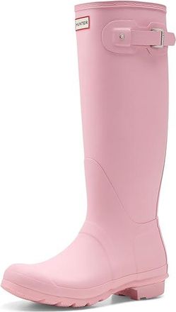 Hunter Original Tall Boots Womens Rain Boots Light Pink : 10 M, Rubber