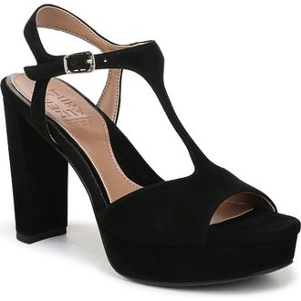 Naturalizer Miller Platform Sandal in Black at Nordstrom, Size 9.5