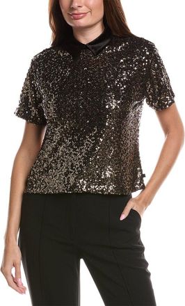 Karl Lagerfeld Karl Lagerfeld Sequin Short Sleeve Top