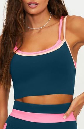 Beach Riot Winston Sports Bra in Seashell I at Nordstrom, Size X-Large