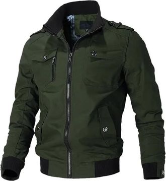 Generic Mens Jacket Casual Windbreaker Jacket Coat Slim Bottom Jacket EN8 XXXL