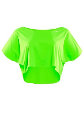 Winshape Oversize-Shirt WINSHAPE DT104, Damen, Gr. XXL, gr&uuml;n (neon gr&uuml;n), 80% Polyester, 20% Elasthan, U-Boot-Ausschnitt, Shirts Oversize-Shirt, Functional