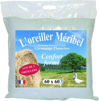 Les Tendances Dodo Lote De 2 Almohadas Meribel Plumas 60x60cm