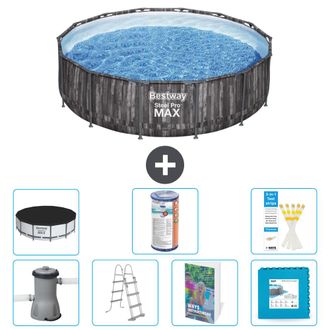 Bestway Piscina Bestway Steel Pro Max Redonda - 427x107 Cm - 8-piezas S602