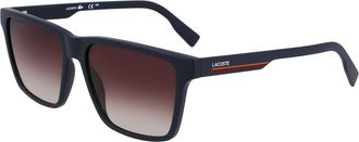 Lacoste L6039S N 424 Mens Sunglasses Blue Size 57
