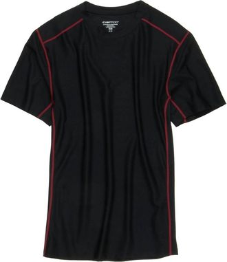 ExOfficio Mens Give-N-Go Sport Mesh Crew Top In Black