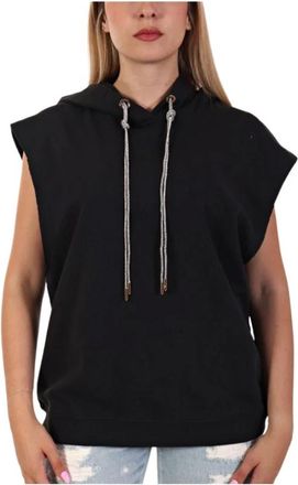Pinko Mujer, Sudaderas, Negro, Talla: M