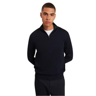 Ted Baker Heren Merino Wol Pullover (Marine)