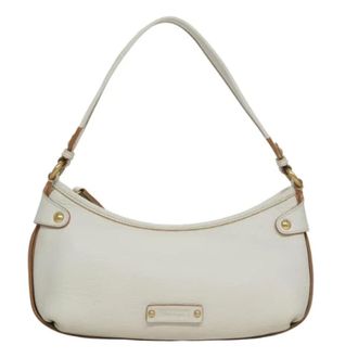 Ferragamo Tweedehands leren schoudertassen - Dames - Pre-owned - Wit - Maat: ONE Size Leer
