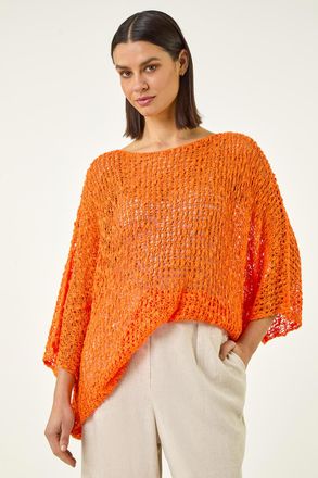 Roman Light Weight Open Knit Jumper