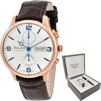 Mathey-Tissot Edmond Chrono Automatic Chronograph White Dial Mens Watch H1886CHATPI