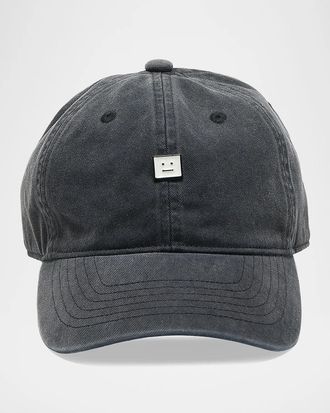Acne Studios Men & apos;s Cunov Face Stud Baseball Cap