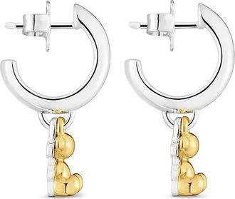 Tous Orecchini a cerchio con pendente - Grigio