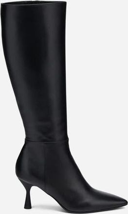 AGL Ide High Leather Boot in Black Nappa at Nordstrom, Size 35.5