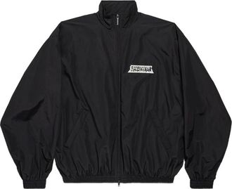 Balenciaga Masking Tape Logo Zip Jacket