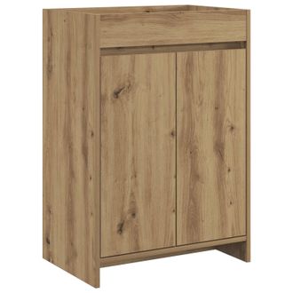 vidaXL Gabinete De Ba&ntilde;o Debajo Del Lavabo Roble Artisan Vidaxl