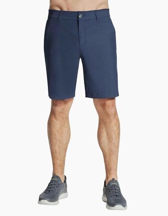 Skechers Mens Skechers Premium Everywhere 9 Inch Polyester Mens Grey Knee-Length Shorts - Size: 37/36/32