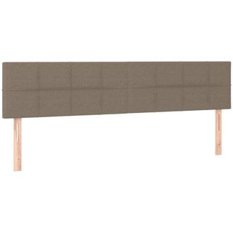 vidaXL Testiera 2 pz Tortora 90x5x78/88 cm in Tessuto - Vidaxl