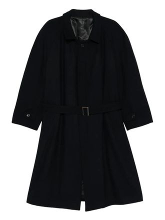 Mars&eacute;m belted coat - Blue