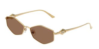 Jimmy Choo London JC4017 302373 Womens Sunglasses Gold Size 55
