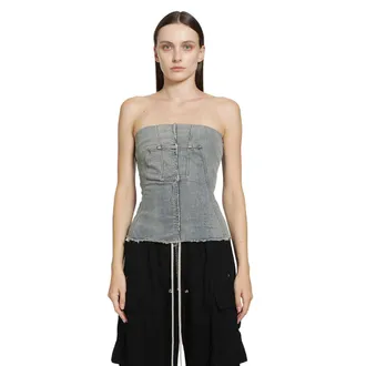 Rick Owens Tower Splintered Bustier Top