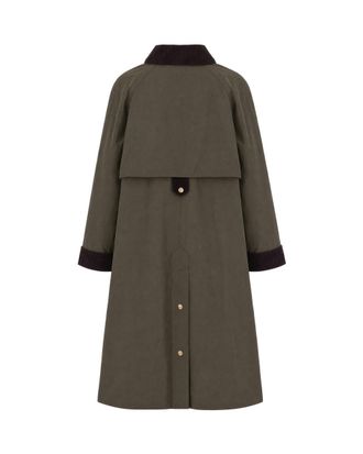 Barbour Waxed Cotton Coat - Beige