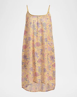 Papinelle Sleepwear Karolina Floral Cotton Voile Nightie