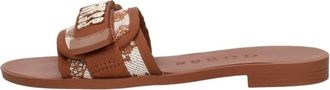 Guess Elyze Open Teen - Dames - Sandalen - Bruin - 37 EU - Schoenen