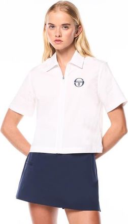 Sergio Tacchini Womens Piano Cabana Full Zip in Brilliant White at Nordstrom, Size Xx-Large