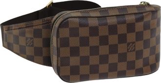 Louis Vuitton Geronimos Waist Bag Damier Brown Canvas Bag (Pre-Owned)