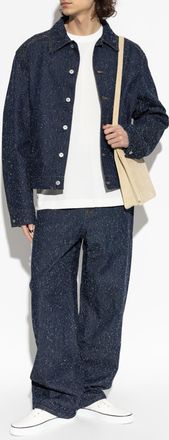 Jacquemus Mirada Denim Jacket, Mens, Navy Blue