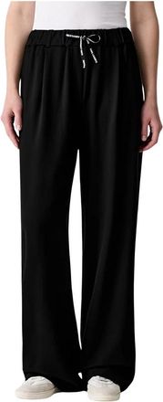 Karl Lagerfeld Wide Trainingsbroeken - Dames - Sweatpants - Zwart - S - Broeken