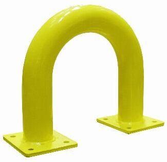Viso Viso - Roll bar in acciaio &Oslash;76mm giallo - 375 x 350 mm - piastra di montaggio a 4 fori 160 x 140 mm - BAR37NJ