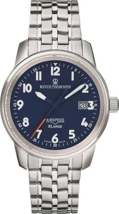 Revue Thommen Airspeed Xlarge Horloge met Datumvenster - Heren - Horloges - Grijs - ONE Size - Accessoires