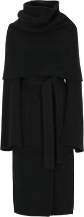 Rick Owens Jassen, Dames, Zwart, S, Kasjmier, Lange Kasjmierjas