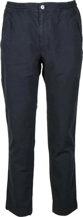 Murphy & Nye Katoen Elastaan Broek - Heren - Slim Fit Broeken - Blauw - W33 - Katoen - Broeken