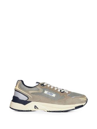 Autry Beige Logo Sneakers